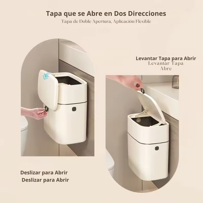 Cubo de basura de pared