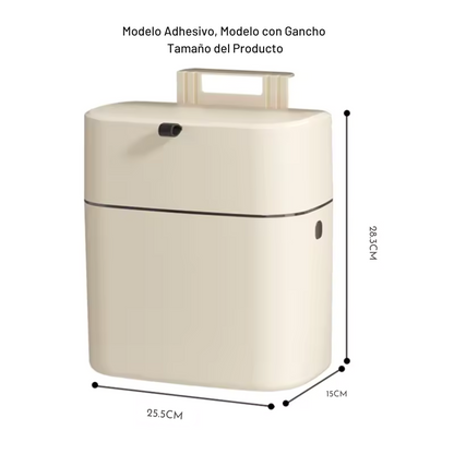 Cubo de basura de pared