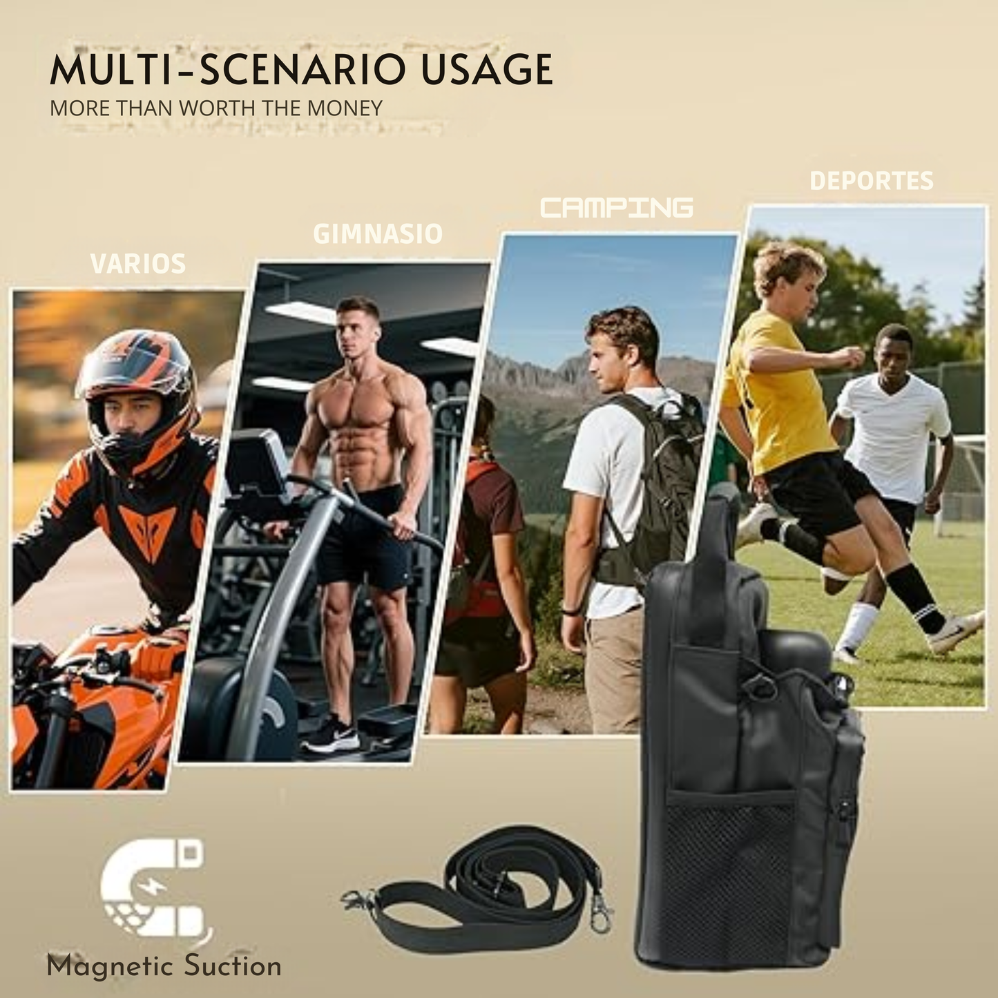 Mochila Magnetica para Gym